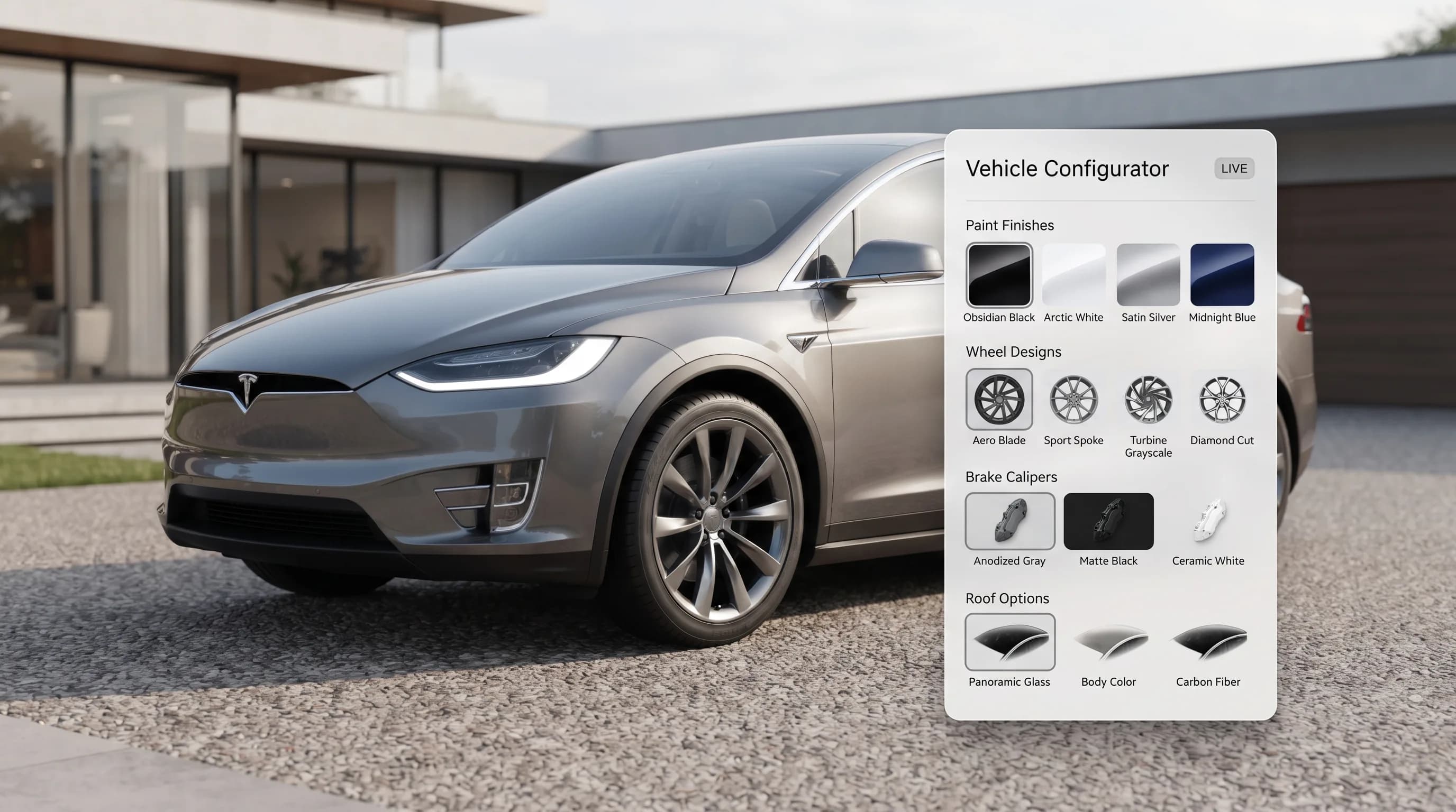 Real-Time 3D Car Customization