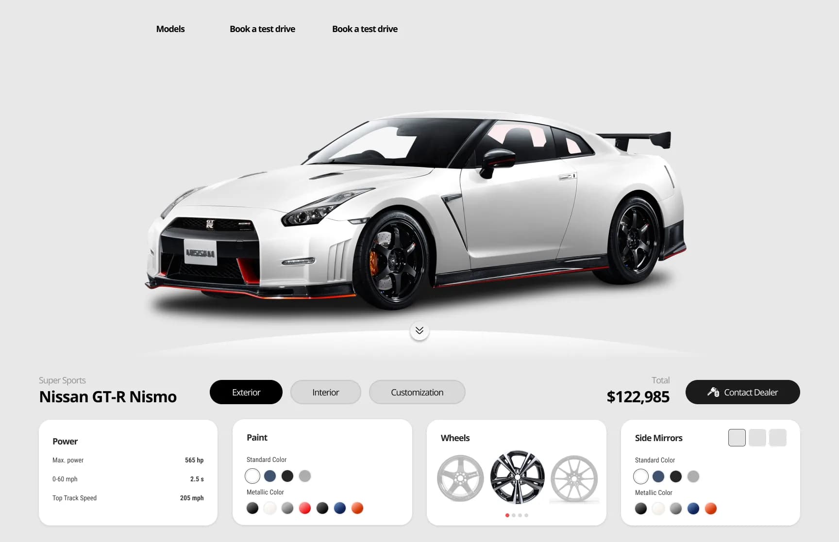 Automotive Configurator Hero