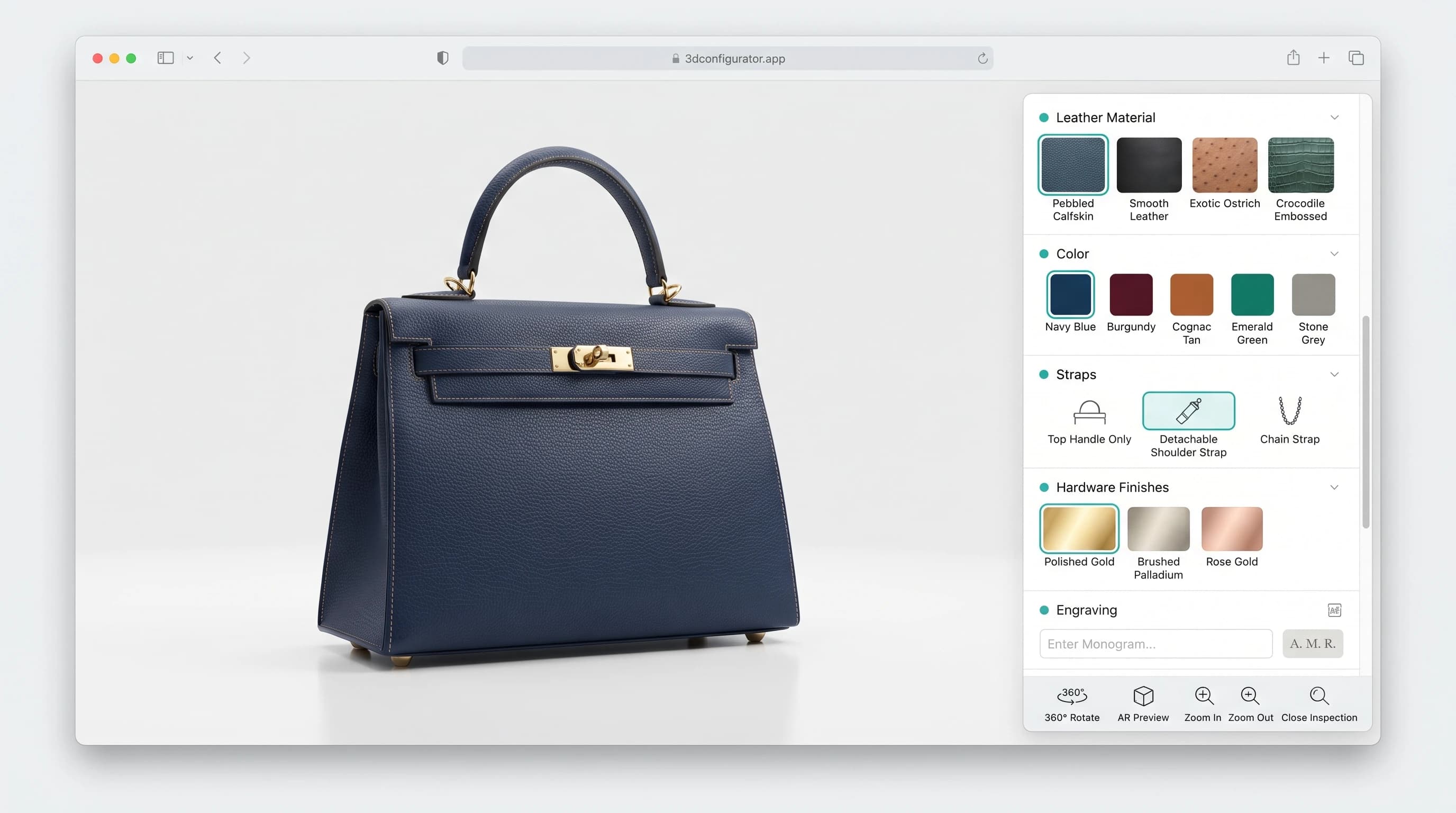 Fashion and Apparel Configurator Hero