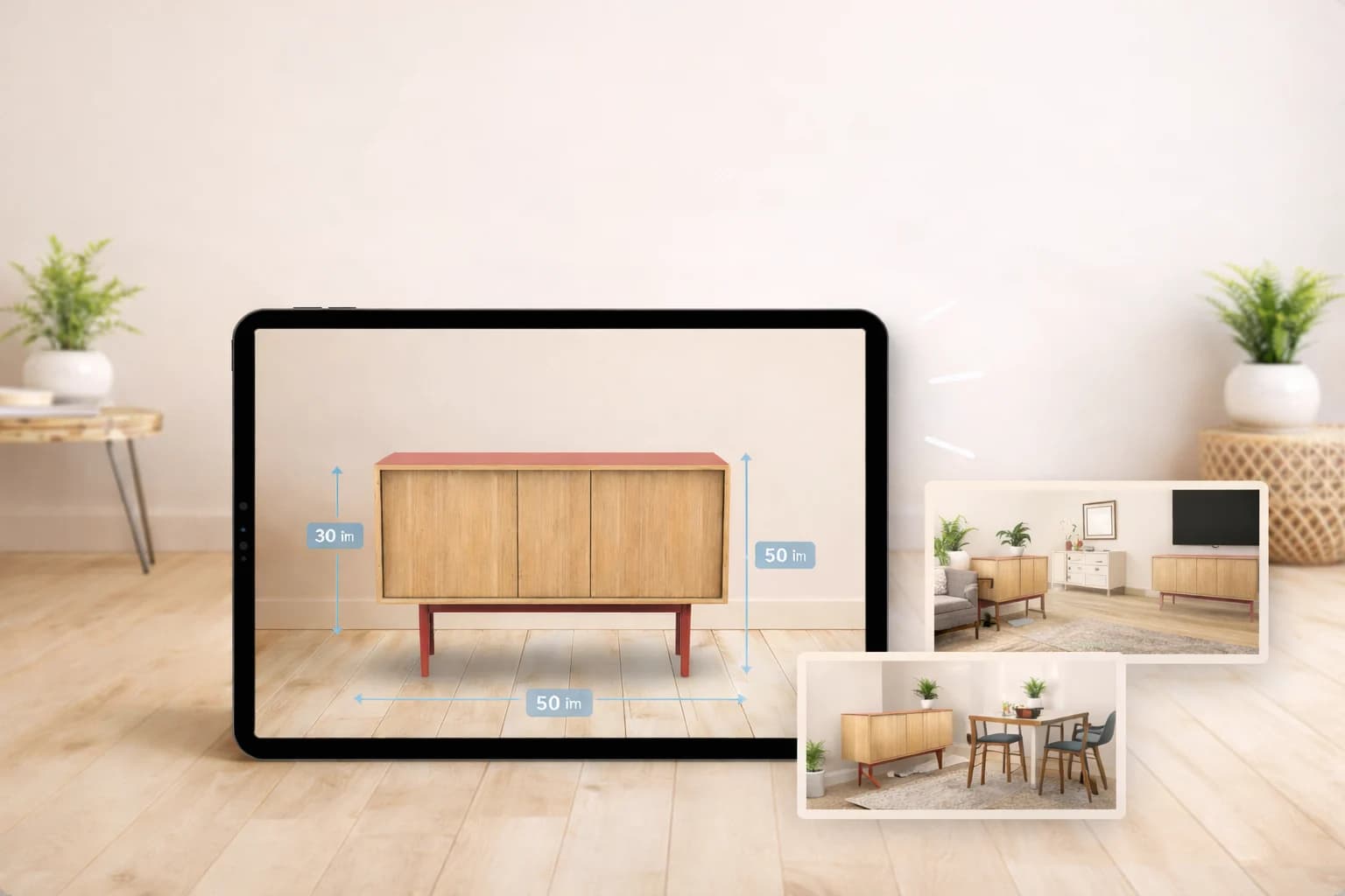 Accurate dimensions and space planning