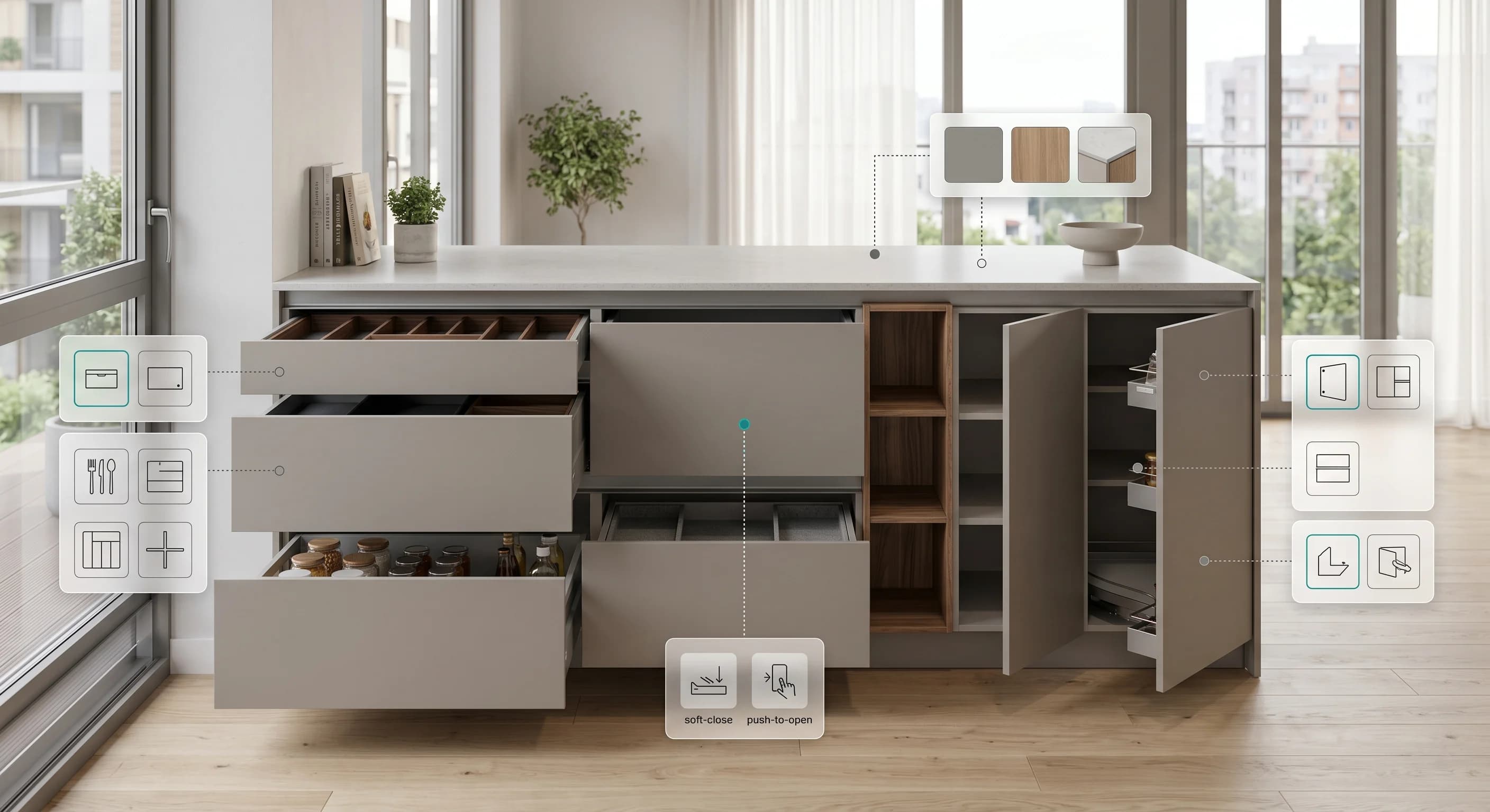 Cabinets and Drawers Customizer